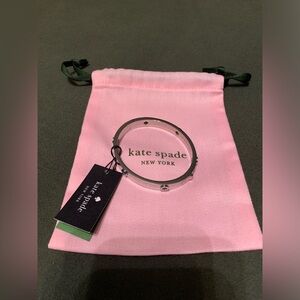 kate spade SPOT THE SPADE Bangle - Silver
